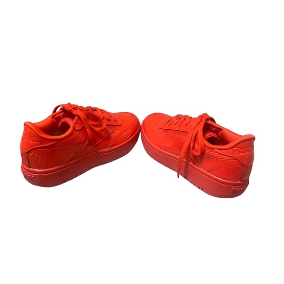 Reebok Cardi B Coated Club C Double Red Women's Size 7.5 Sneaker 2020 - Picture 4 of 10